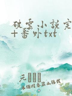 破云小说完整版+番外txt