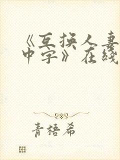 《互换人妻hd中字》在线观看