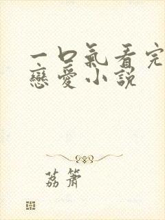 一口气看完甜文恋爱小说