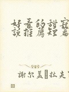 好看的甜宠文小说推荐短篇