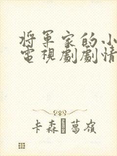 将军家的小娘子电视剧剧情介绍