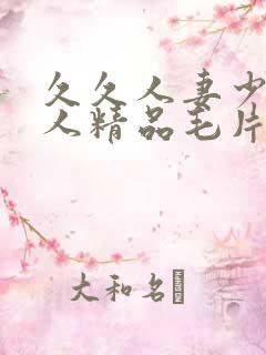 久久人妻少妇偷人精品毛片