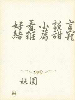 好看小说言情完结推荐甜宠文