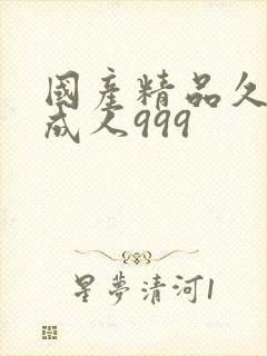 国产精品久久久成人999