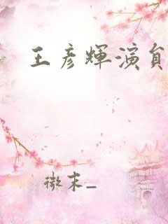 王彦辉演员简介