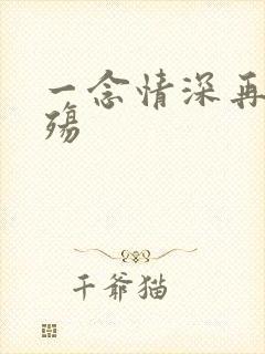 一念情深再念成殇