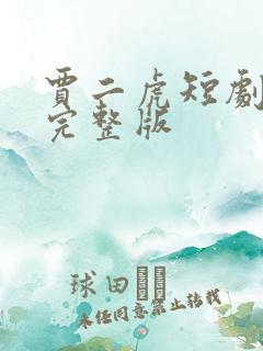 贾二虎短剧全集完整版