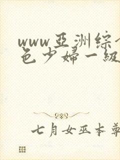 www亚洲综合色少妇一级av