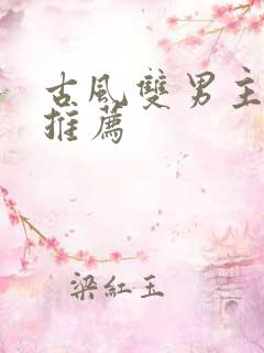 古风双男主漫画推荐