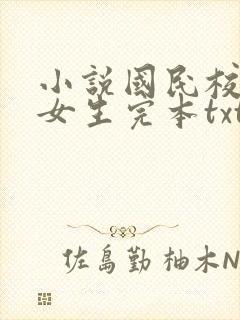 小说国民校草是女生完本txt