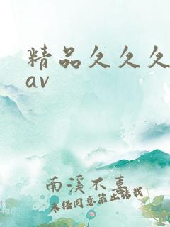 精品久久久久久av