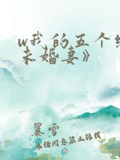 w我的五个绝色未婚妻》