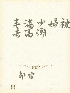 丰满少妇被猛进去高潮