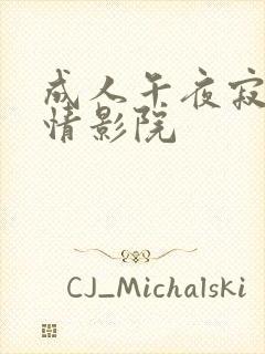 成人午夜寂寞激情影院