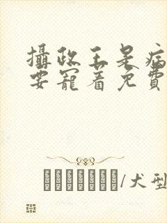 摄政王是病娇,要宠着免费阅读全文