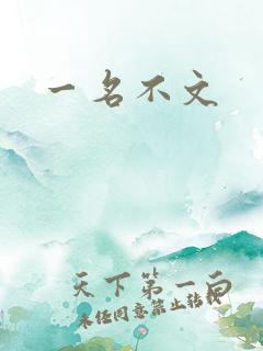 一名不文