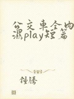 公交车全肉高h湿play短篇