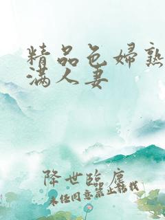 精品色妇熟妇丰满人妻