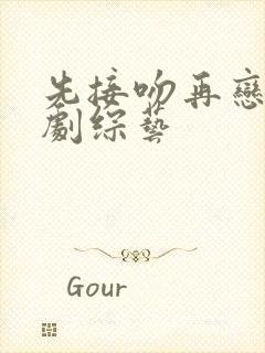 先接吻再恋爱日剧综艺