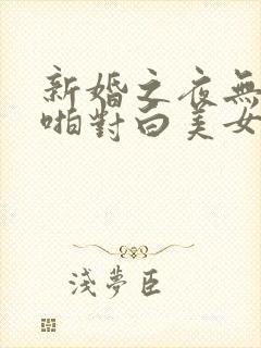 新婚之夜无套啪啪对白美女
