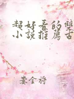 超好看的双男主小说推荐古风