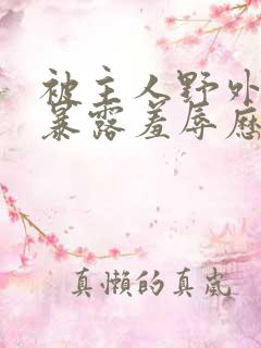 被主人野外调教暴露羞辱历程