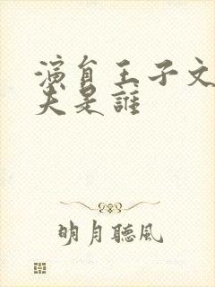 演员王子文的丈夫是谁