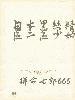 日本黑丝精品一区二区少妇