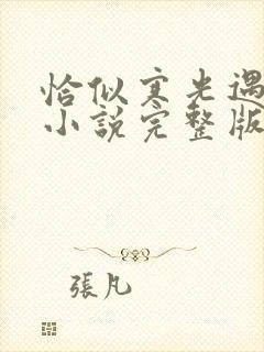 恰似寒光遇骄阳小说完整版阅读全文