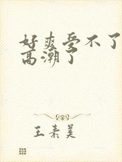 好爽受不了了要高潮了