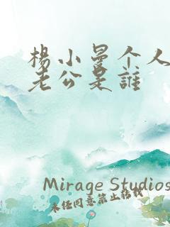 杨小曼个人资料老公是谁