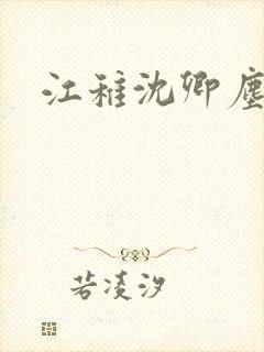 江稚沈卿尘小说