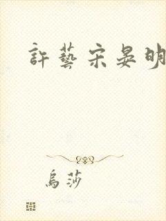 许艺宋晏明小说