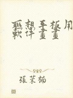 联想平板用什么软件画画