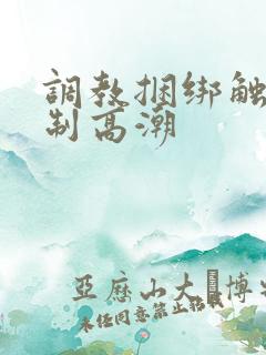 调教捆绑触手强制高潮