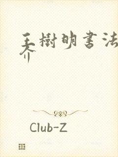 王树明书法家简介