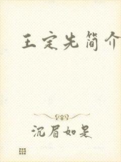 王定先简介