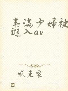 丰满少妇被猛烈进入av