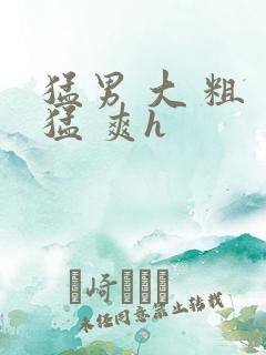 猛男 大 粗 猛 爽h