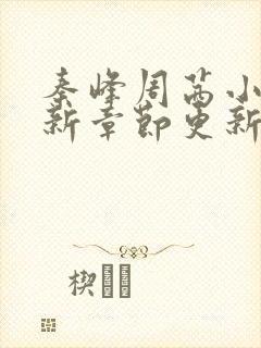 秦峰周茜小说最新章节更新记录