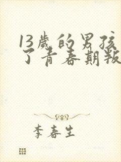 13岁的男孩到了青春期叛逆怎么教