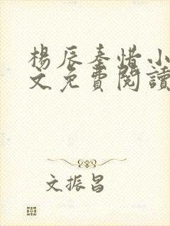 杨辰秦惜小说全文免费阅读最新章节更新