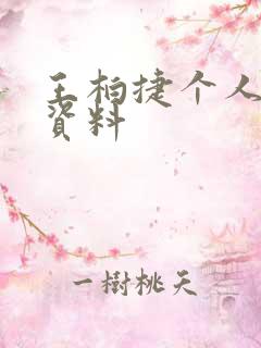 王柏捷个人简介资料