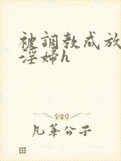 被调教成放荡小淫妇h