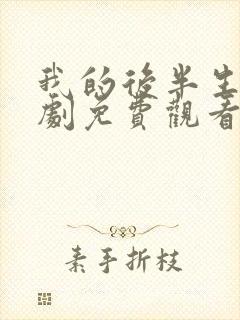 我的后半生电视剧免费观看全集