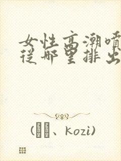 女性高潮喷水是从哪里排出