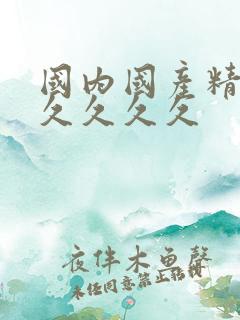 国内国产精品久久久久久