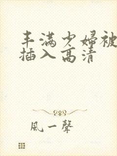 丰满少妇被猛烈插入高清