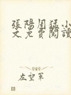 张阳周猛小说全文免费阅读