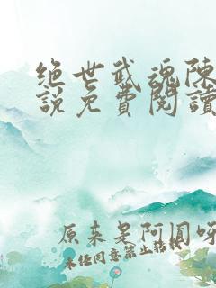 绝世武魂陈枫小说免费阅读全文